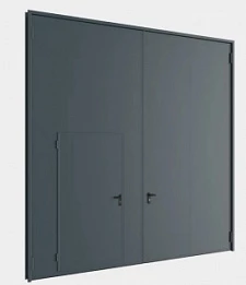 Распашные противопожарные ворота DoorHan 4000x2700