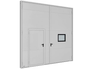 Распашные гаражные ворота SG-SS 2200x2000